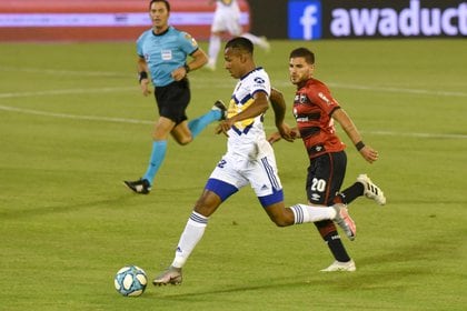 Sebastián Villa volvió a ser titular en Boca (Foto: Fotobaires)