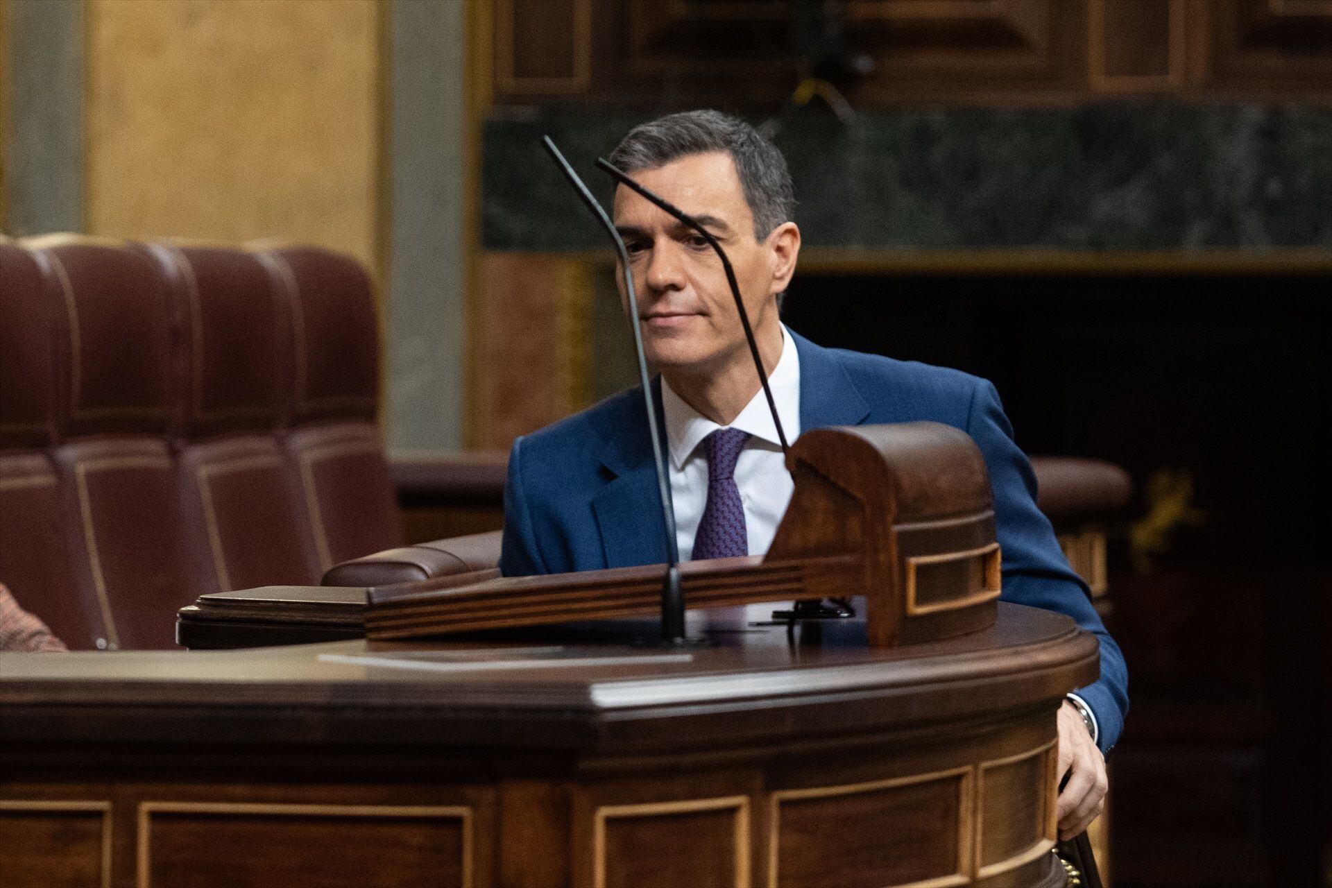 Sánchez en el Congreso de los Diputados (Alejandro Martínez Vélez / Europa Press)