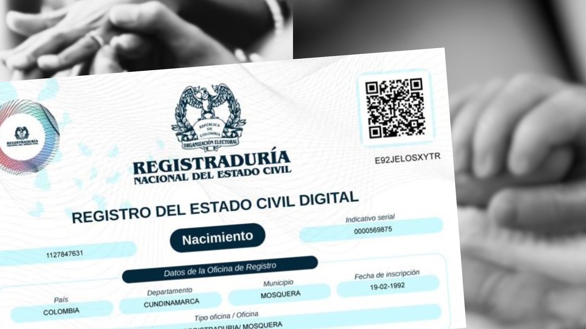 Así puede solicitar cambios en los registros civiles de nacimiento,  matrimonio o defunción - Infobae