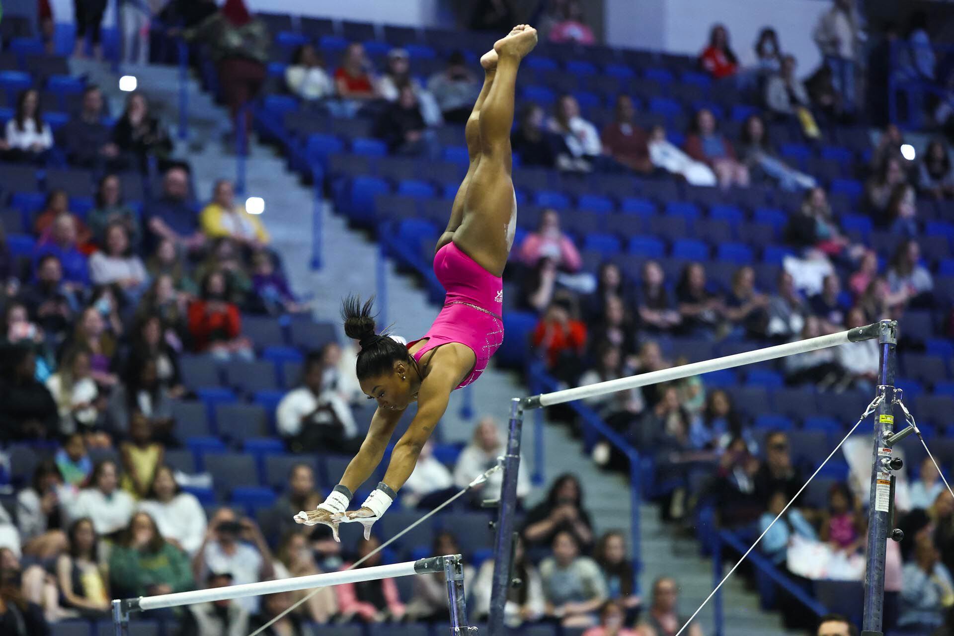 El sorprendente salto de Simone Biles a dos meses de los JJOO