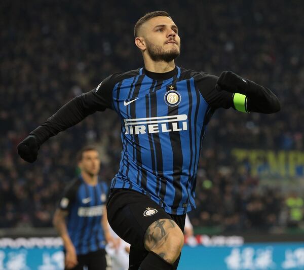 Icardi negocia renovar su contrato con el Inter hasta el 2023 (Getty)