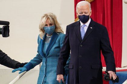 El presidente electo Joe Biden y su esposa, la Primera Dama Jill Biden. REUTERS/Kevin Lamarque
