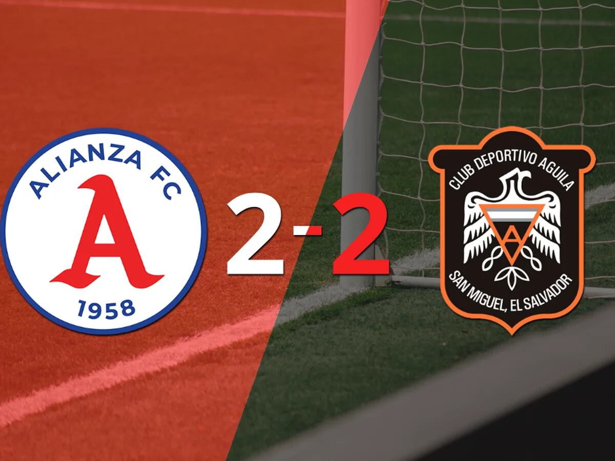Alianza empató 2-2 en casa con Águila - Infobae