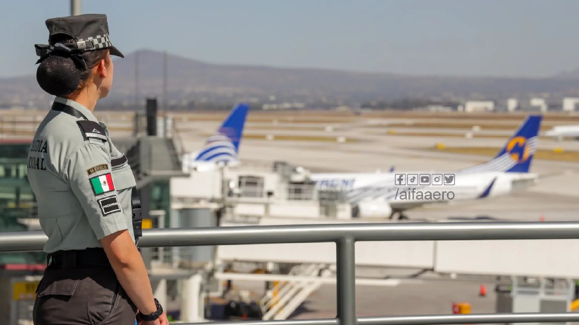 Vista del Aeropuerto Internacional "Felipe Ángeles" (Foto: Twitter/aifaaero)