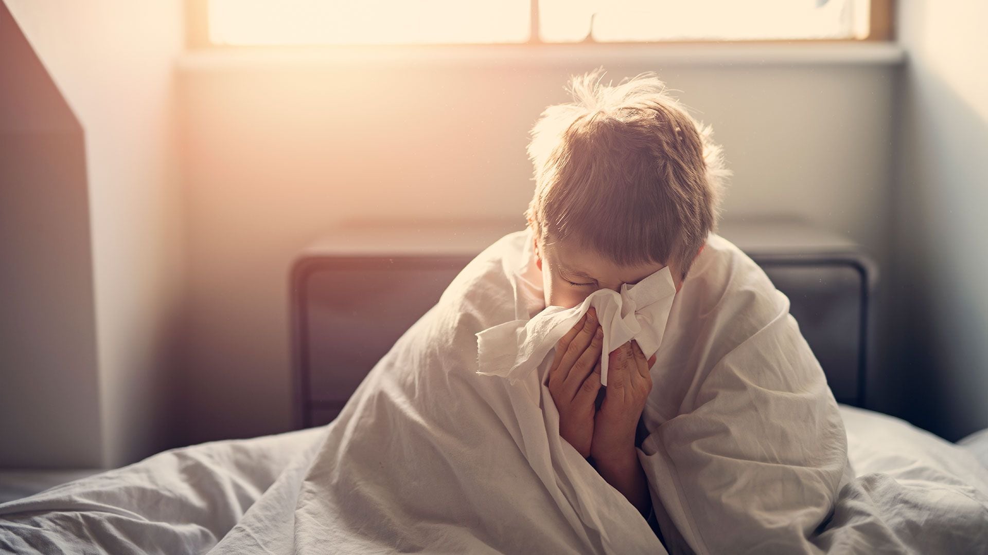 Niños virus gripe covid