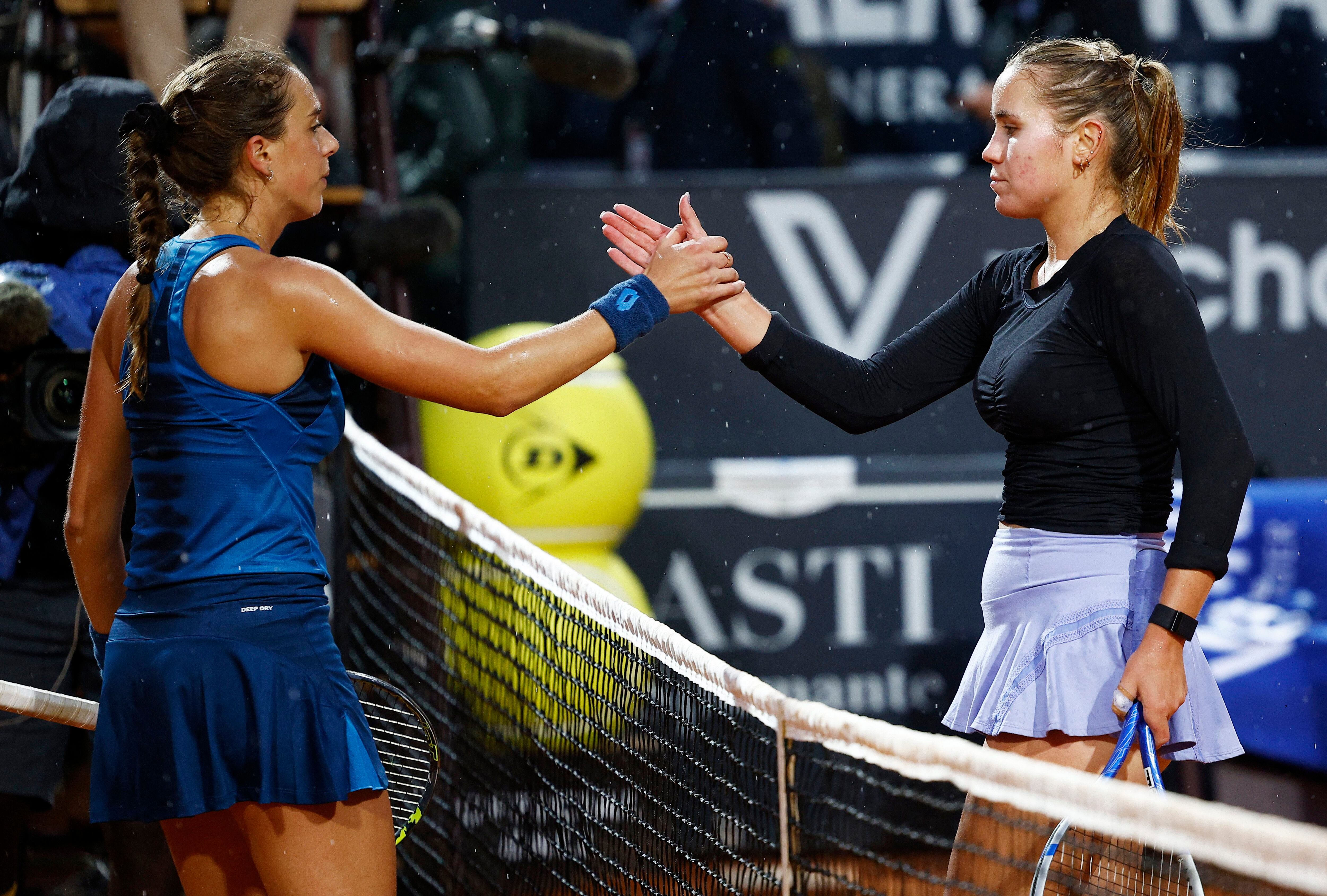 Sofia Kenin accedió a la siguiente ronda en el Masters de Roma 