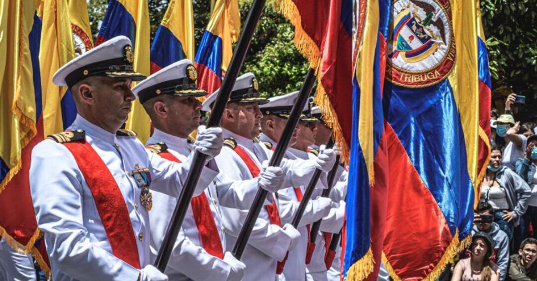 En Bogotá desde las 11:00 am, desfilarán por la Avenida Boyacá, en la calzada norte – sur. Crédito: Cortesía fuerzas militares