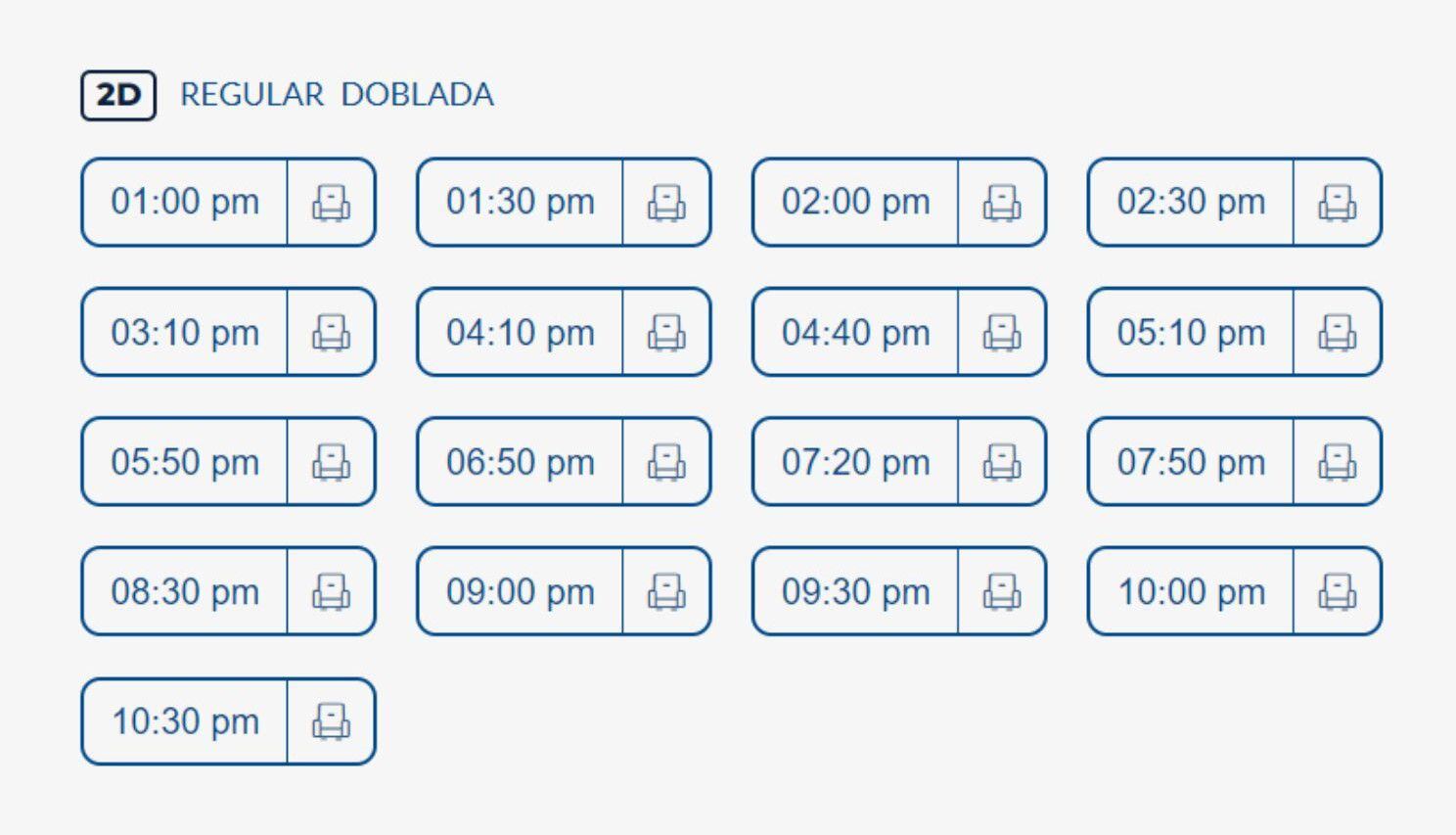 Horarios para Cineplanet Brasil, sábado 10 de junio.