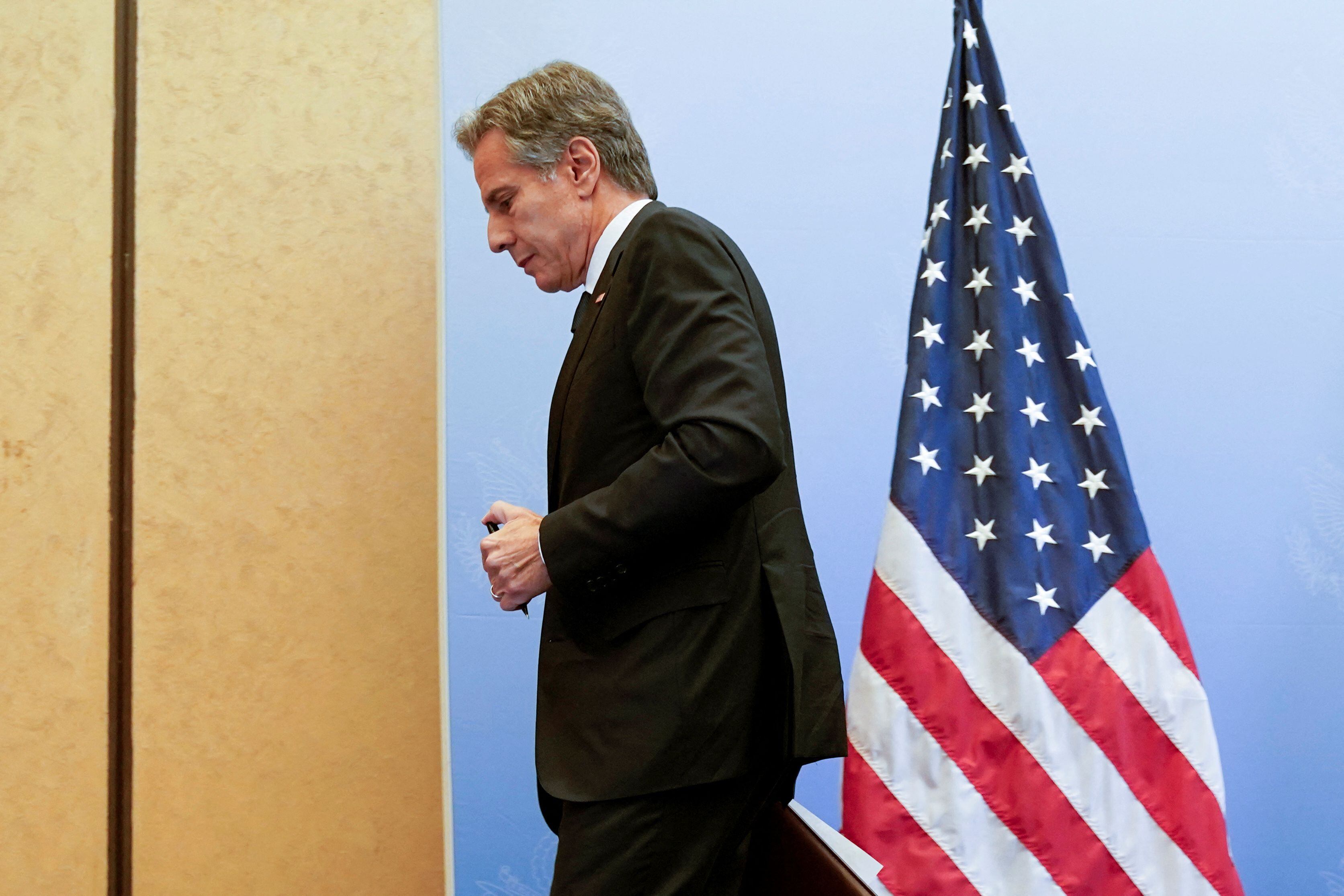 Antony Blinken seguirá su gira por Medio Oriente (Jacquelyn Martin/Pool via REUTERS)