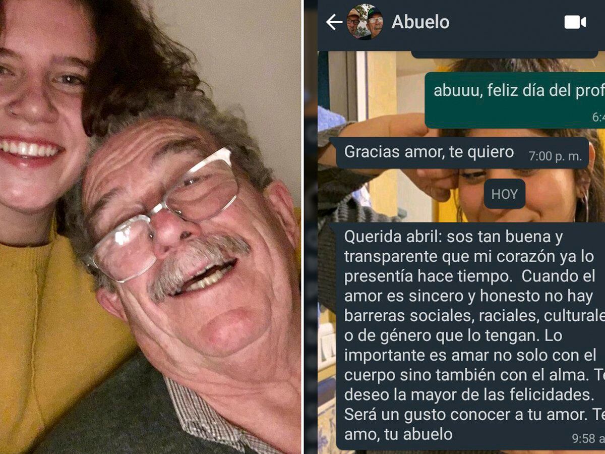 Un Abuelo Supo Que Su Nieta Estaba Enamorada De Una Chica Y Le Envio Un Mensaje Conmovedor Que Se Volvio Viral Infobae