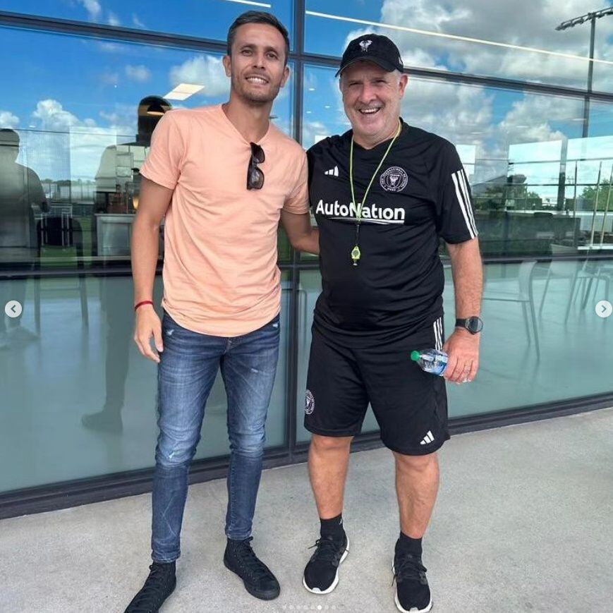 Marcos Mondeni and Tata Martino (Instagram)