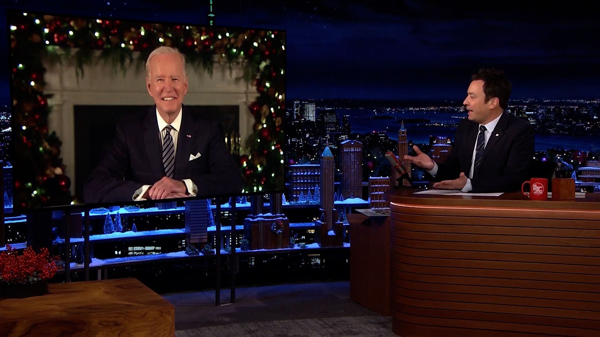 Biden con Jimmy Fallon