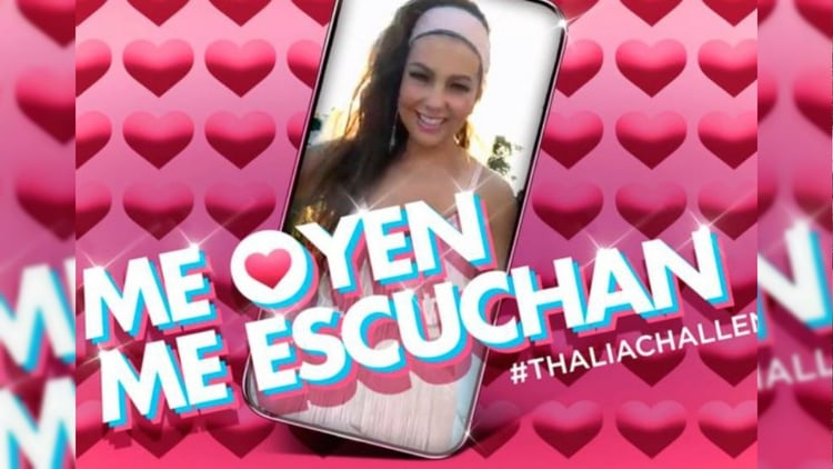 Thalía se hizo viral en redes con el “Me oyen, me escuchan” (Instagram Thalia)