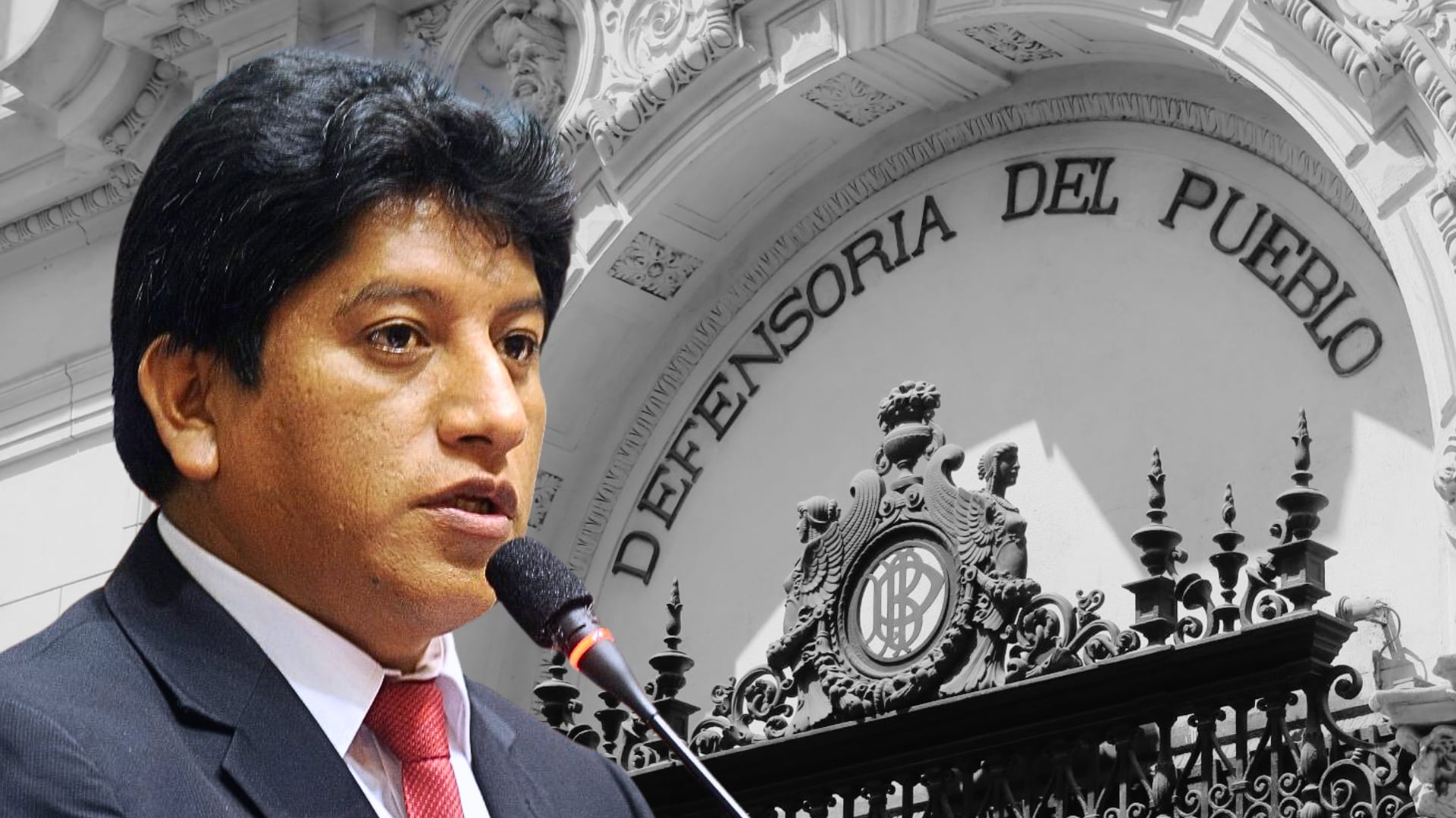 Josué Gutiérrez fue elegido defensor del Pueblo por el Congreso de la República | Composición Infobae