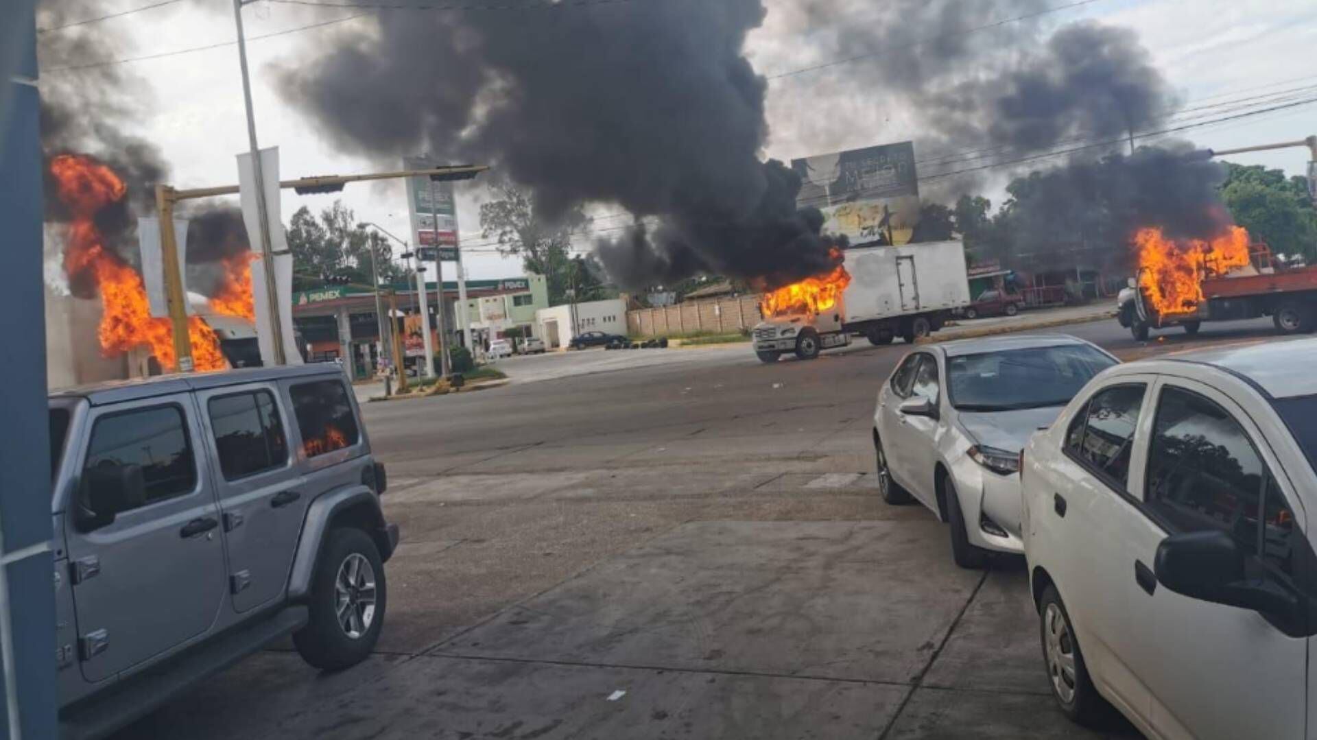 Culiacán se llenó de balaceras y retenes la tarde del 17 de octubre de 2019.