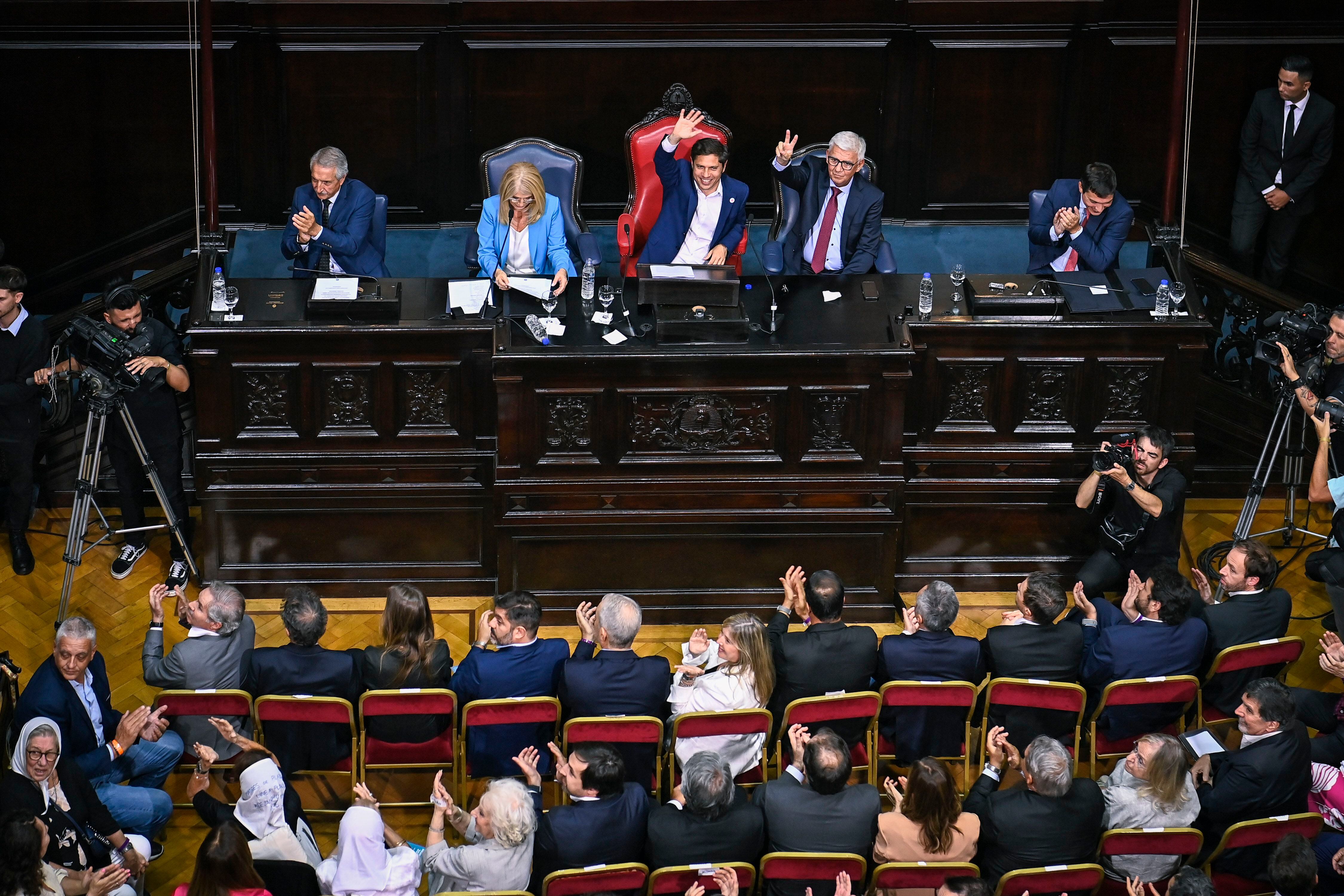 Axel Kicillof comenzó su discurso con fuertes críticas a las políticas económicas del presidente Javier Milei