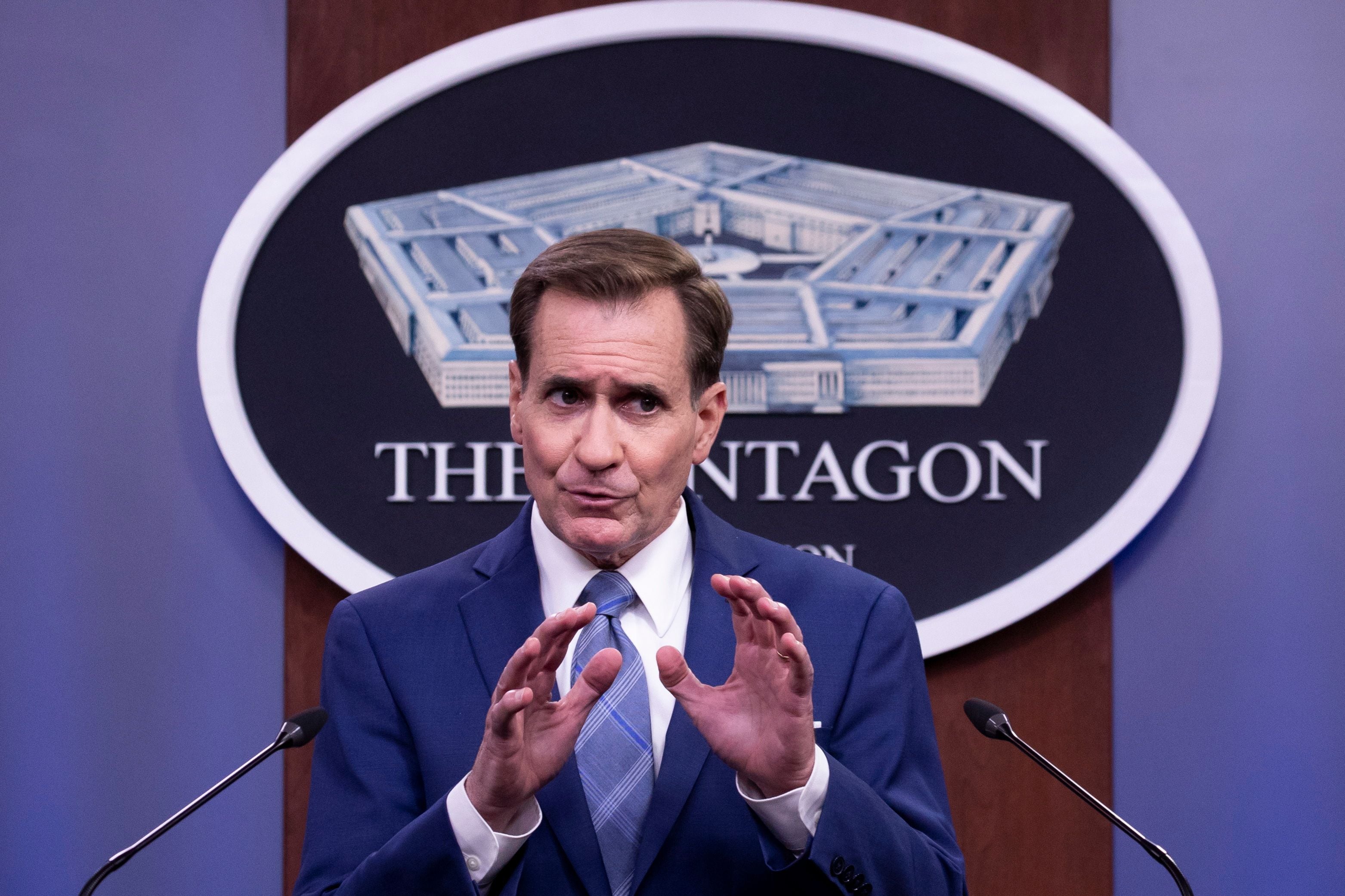 El portavoz del Departamento de Defensa de EEUU, John Kirby