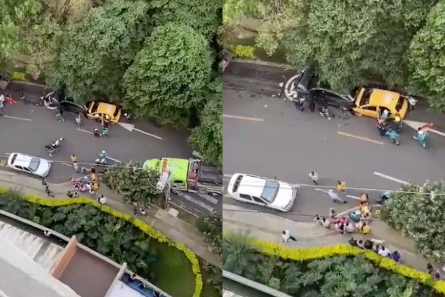 Impresionante Accidente Múltiple En Medellín Dejó Seis Heridos Infobae 7349