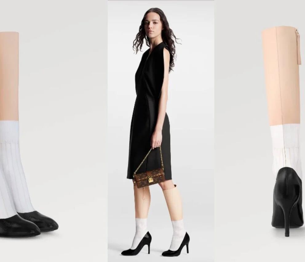 Louis Vuitton lanza botas con 'piernas incluidas' en más de 50 mil pesos;  usuarios de redes tienen reacción viral - Infobae