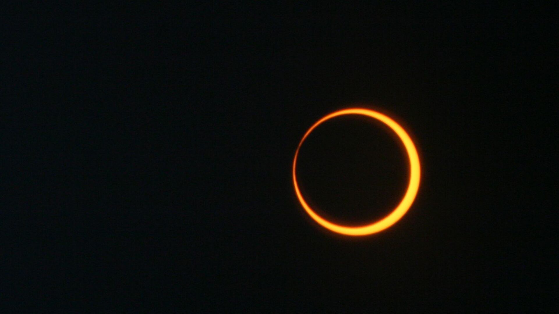 Imagen de un eclipse solar anular. (NASA)