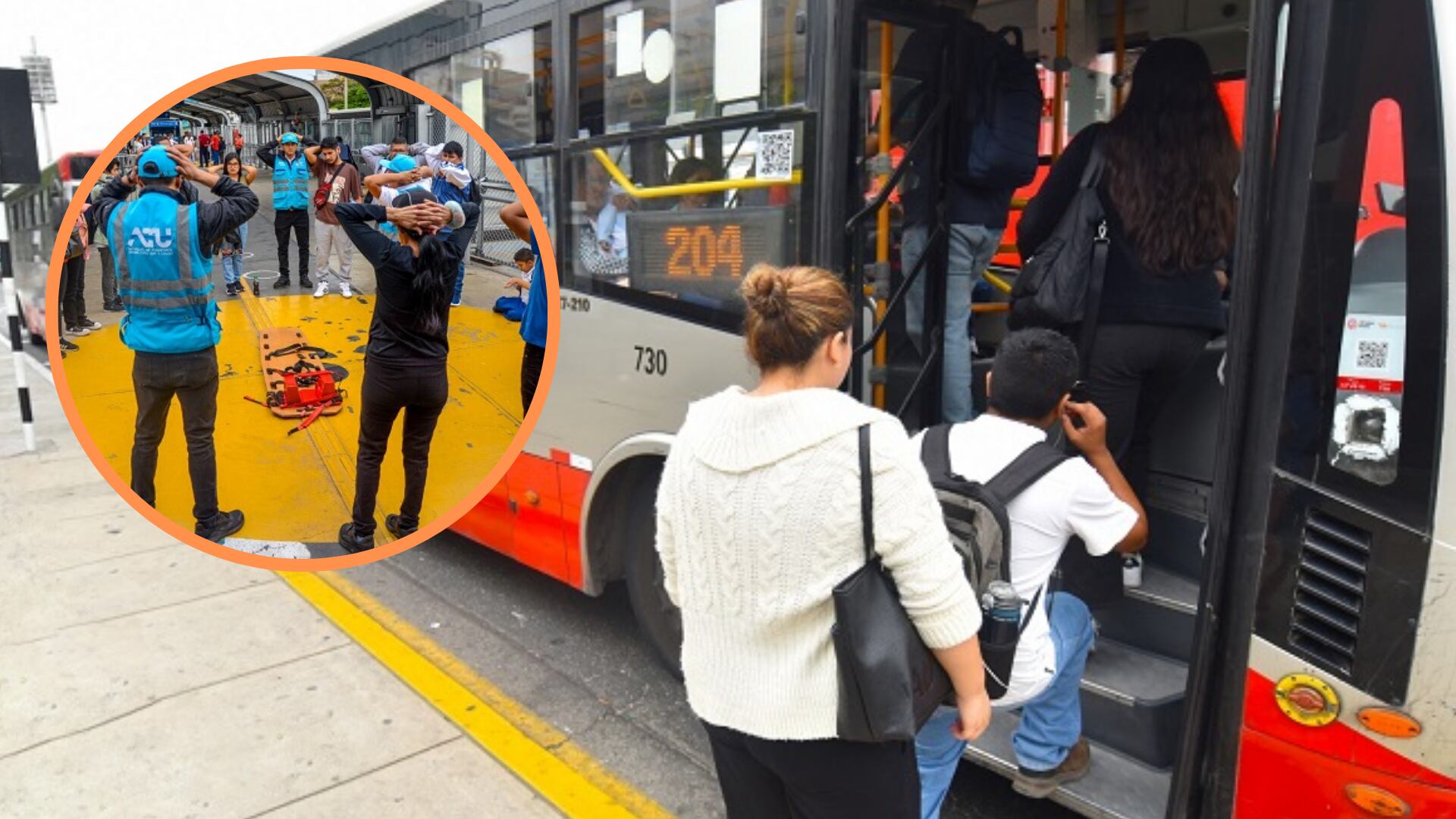 ATU proporcionó recomendaciones específicas para pasajeros del Metropolitano, Corredores Complementarios, y las Líneas 1 y 2 del Metro de Lima. (Composición: Infobae / Gob)