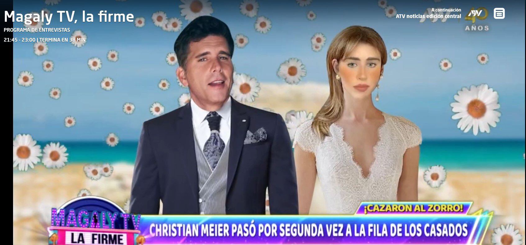 Christian Meier y Andrea Bosio se casaron y estos fueron los entretelones.