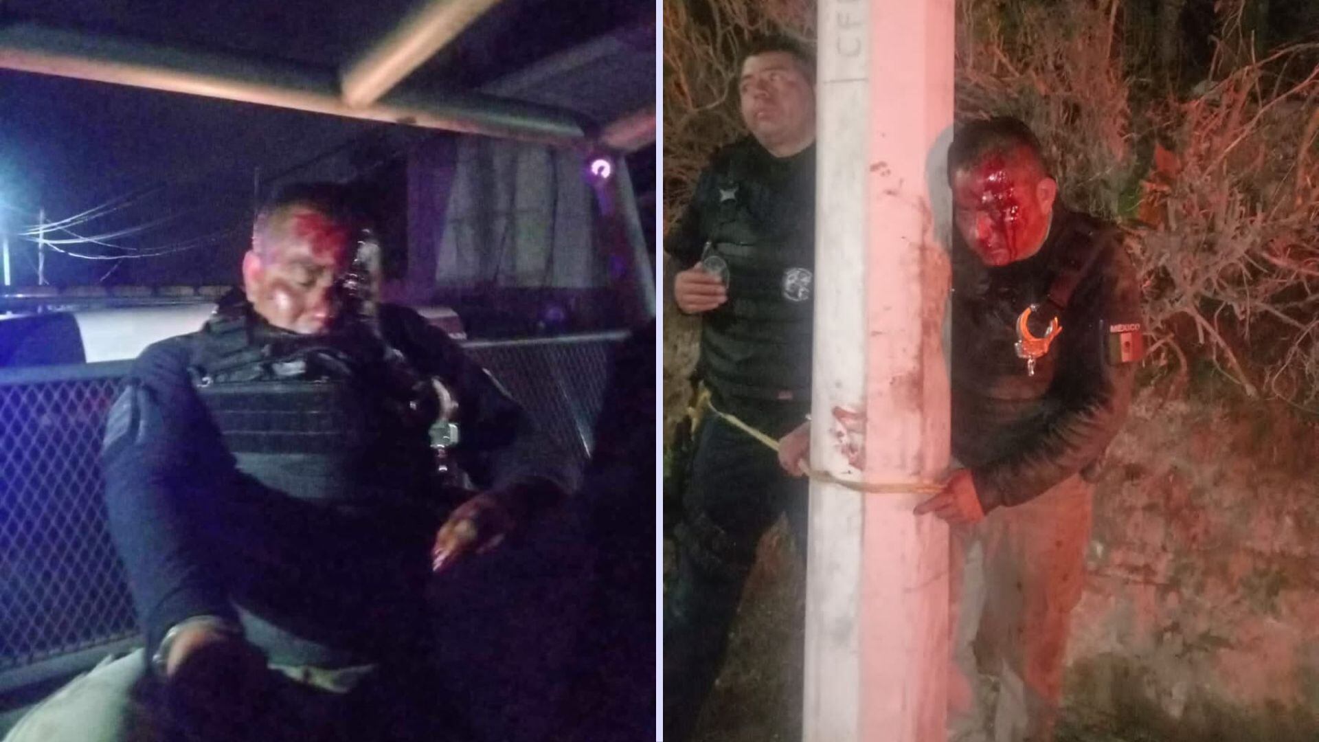 Los policías fueron detenidos y golpeados por la población tras el homicidio del muchacho. (Especial)