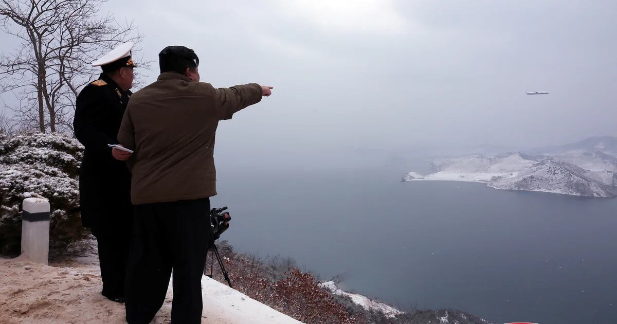 Kim Jong-un monitored the test of a submarine-launched cruise missile