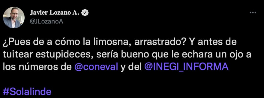 Lozano tildó al padre de ser un "arrastrado" con AMLO (Foto: Twitter/@JLozanoA)