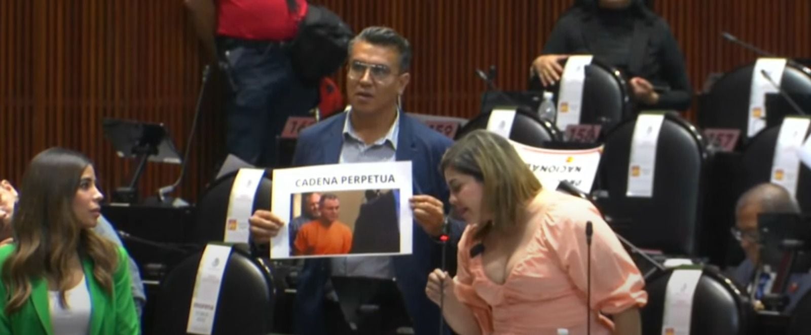 Mencionan a Genaro García Luna durante la sesión (Foto: YouTube/Cámara de Diputados)