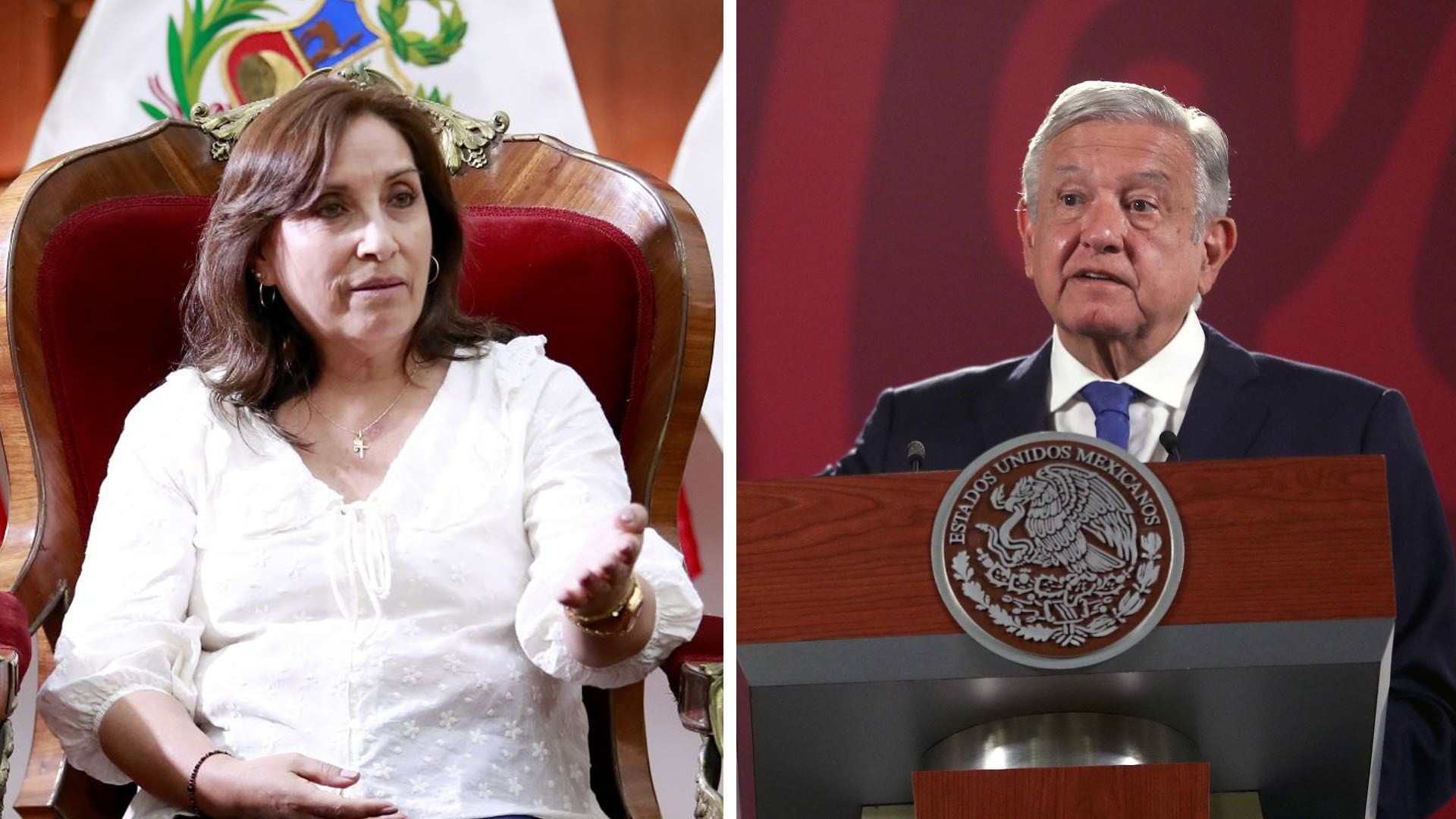 AMLO volvió a criticar a Dina Boluarte