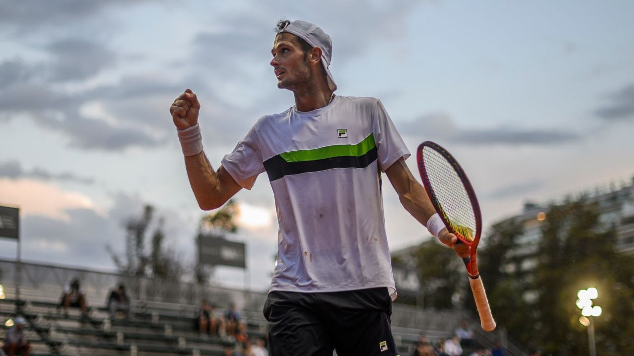 Juan Pablo Ficovich disputará su segunda final en la gira sudamericana de 2024. En la primera, se coronó en el Challenger de Cali.