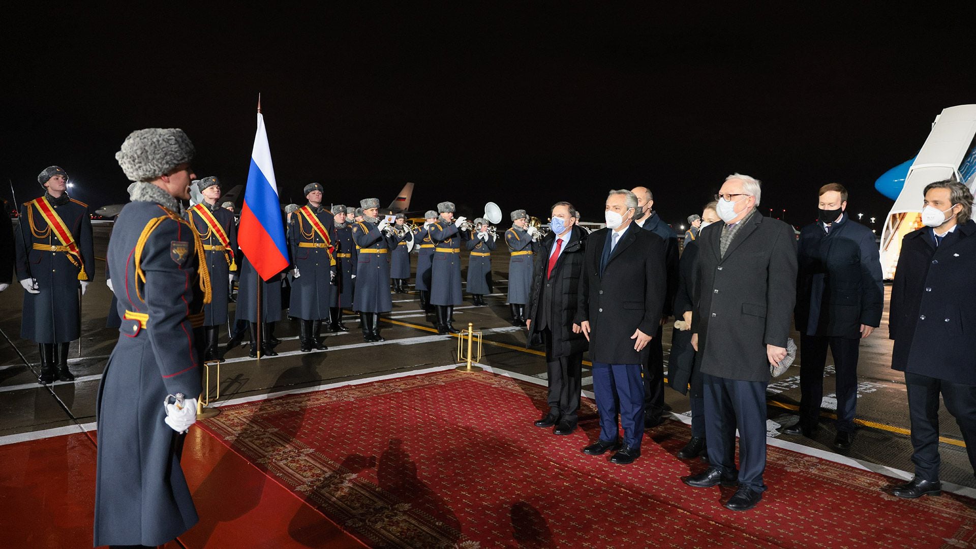 Alberto Fernández a Rusia