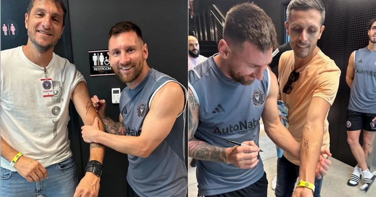 ‘An unforgettable day’: Two former Argentinian footballers visited Inter Miami’s Lionel Messi and got his signature tattoos