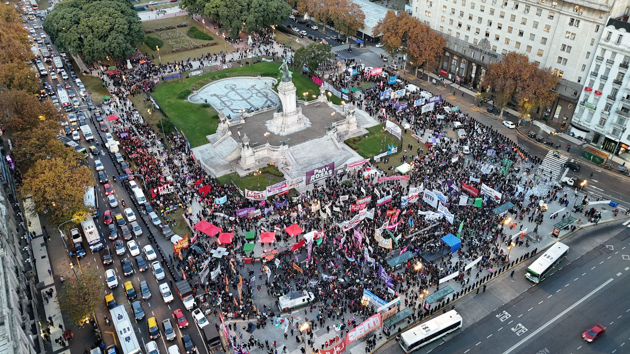 Marcha del Ni una menos - 3/6/2024 - Drone