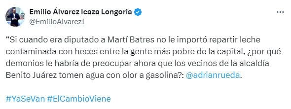 Ciudadanos y políticos de la oposición recuerdan en redes que Batres repartió leche contaminada. Foto: X