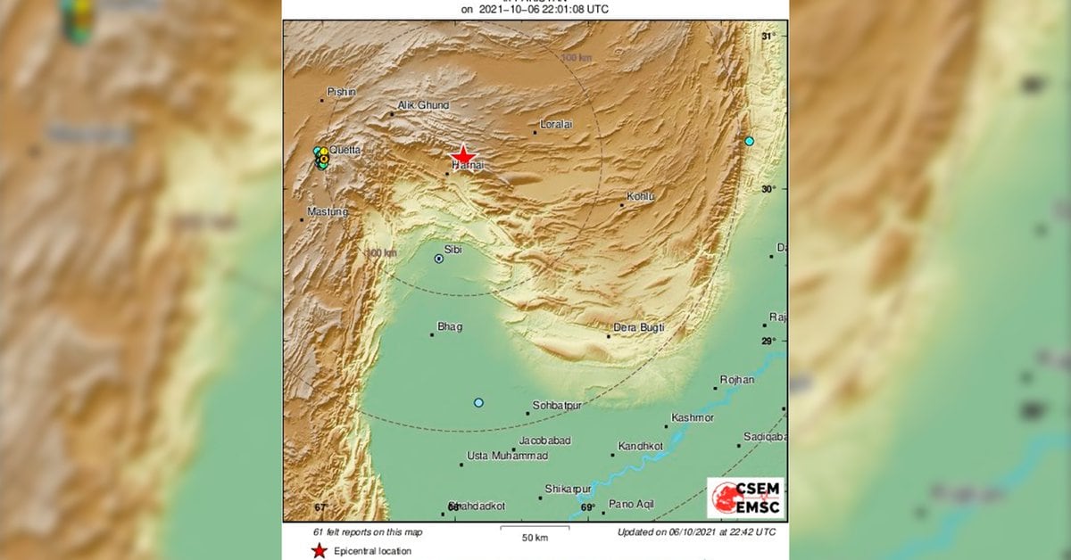 Un tremblement de terre dans le sud du Pakistan a fait au moins 20 morts et plus de 300 blessés