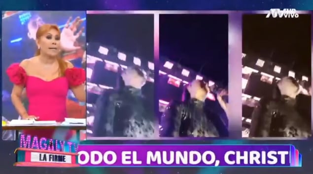 Magaly Medina lamenta que Christian Cueva lleve la carrera de Pamela Franco. (Foto: Captura de ATV)