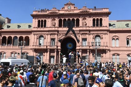 Incidentes en el ingreso a Casa Rosada (Foto: Maximiliano Luna)