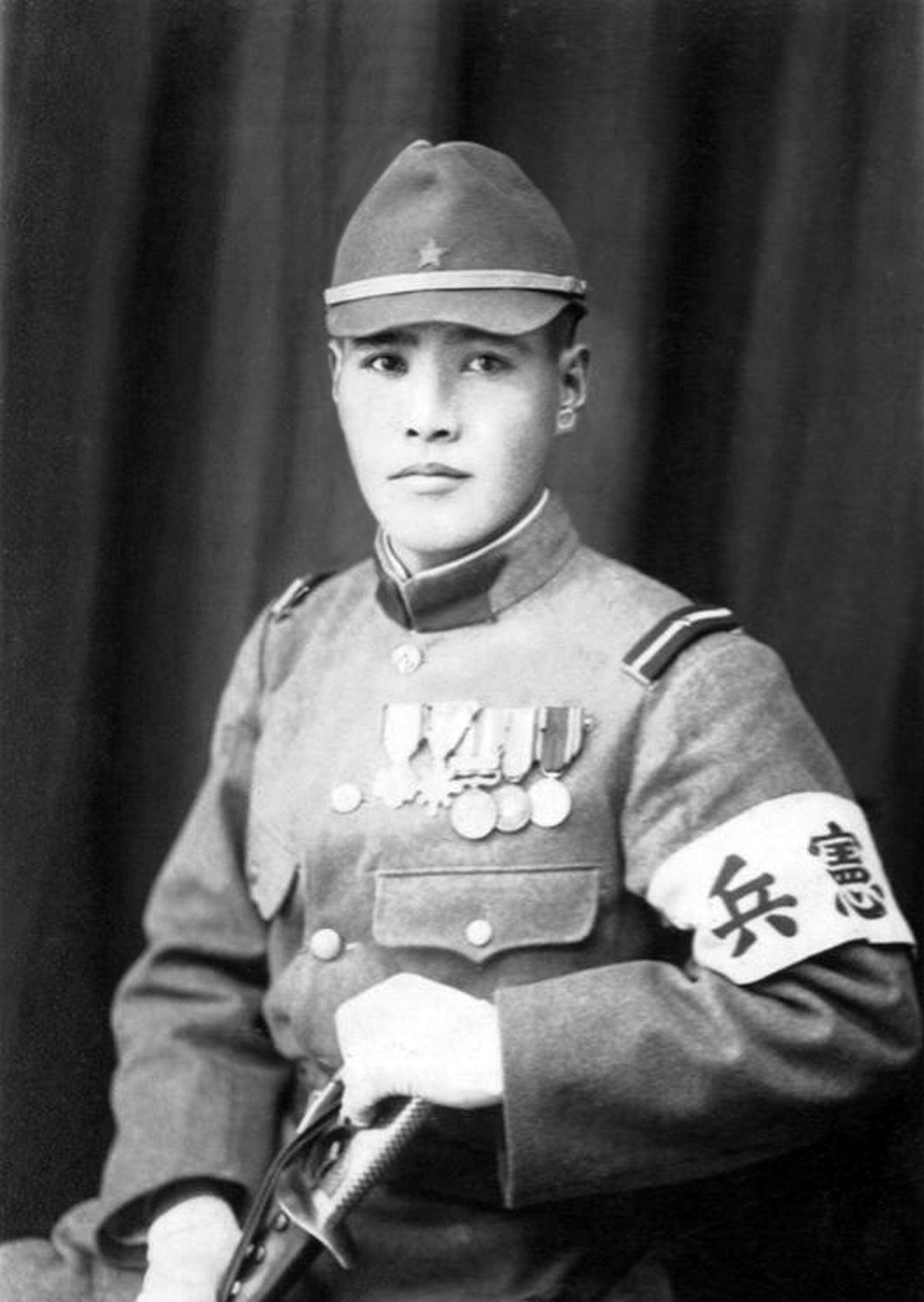 Un oficial de la  Kempeitai con su uniforme. Sus integrantes eran muy temidos en Japón y en especial en las poblaciones invadidas 