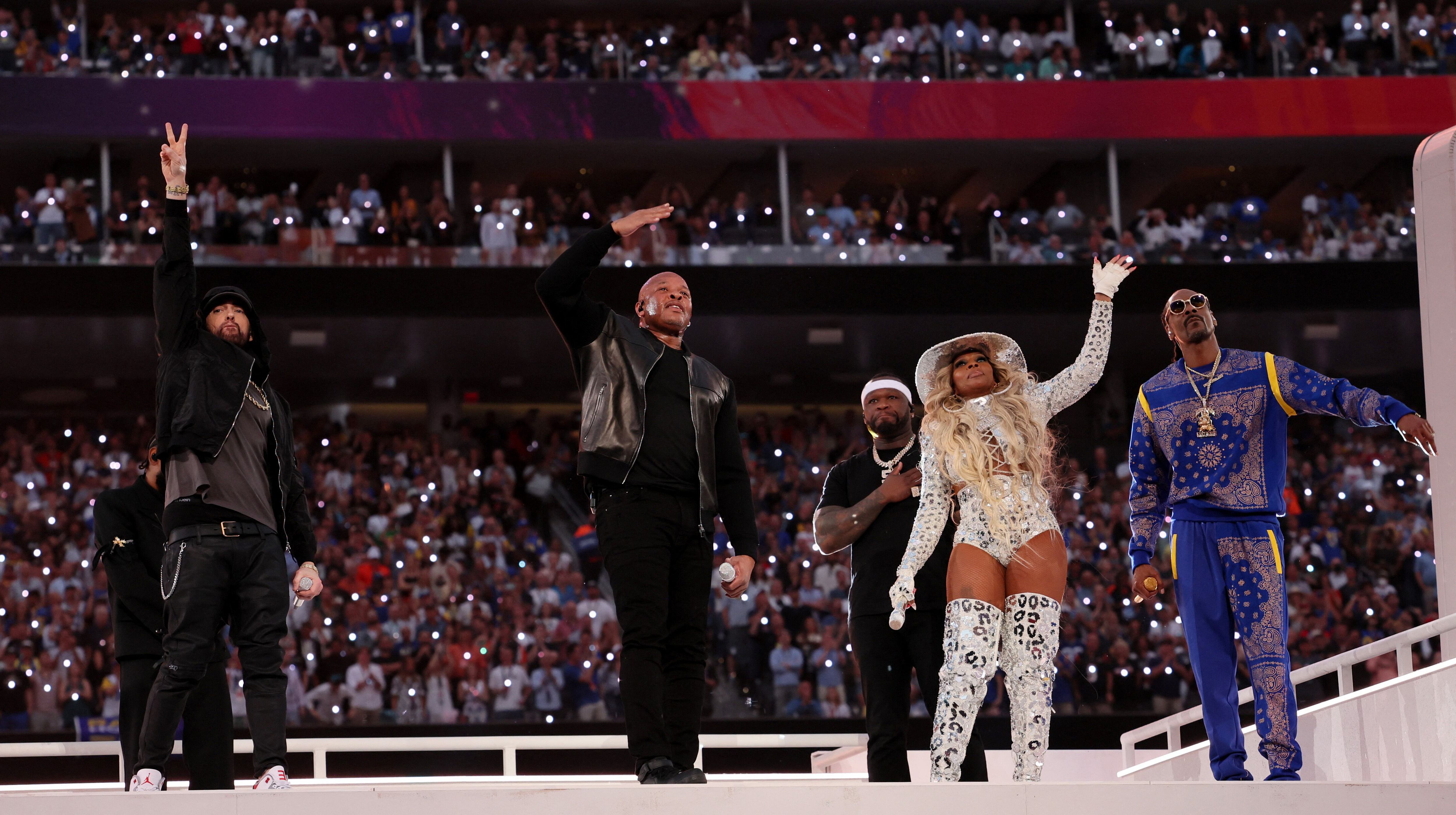 Dr. Dre, Snoop Dogg, Eminem, Mary J. Blige, Kendrick Lamar & 50 Cent FULL  Pepsi SB LVI Halftime Show 