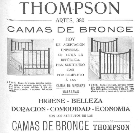 En su momento, se compraron en la Casa Thompson los muebles para la residencia (Caras y Caretas)