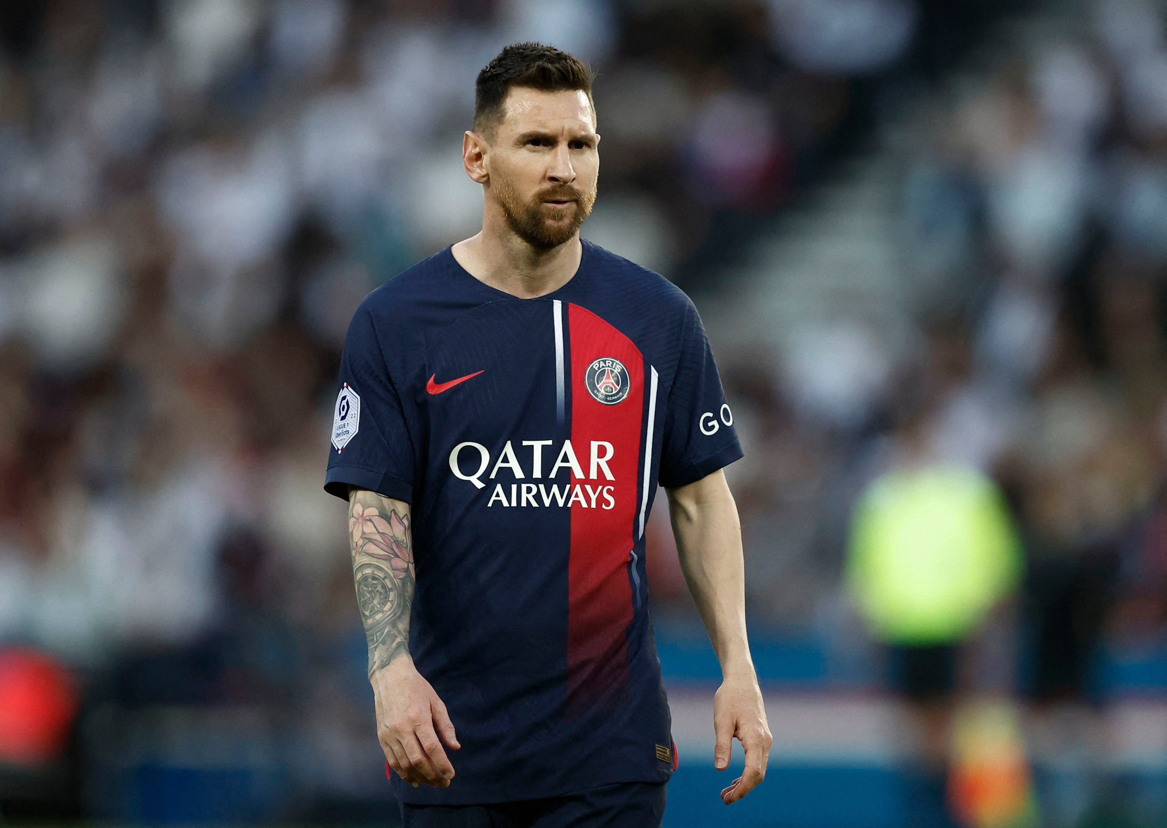 Lionel Messi decidió no seguir en Paris Saint Germain después de dos temporada (REUTERS/Benoit Tessier)