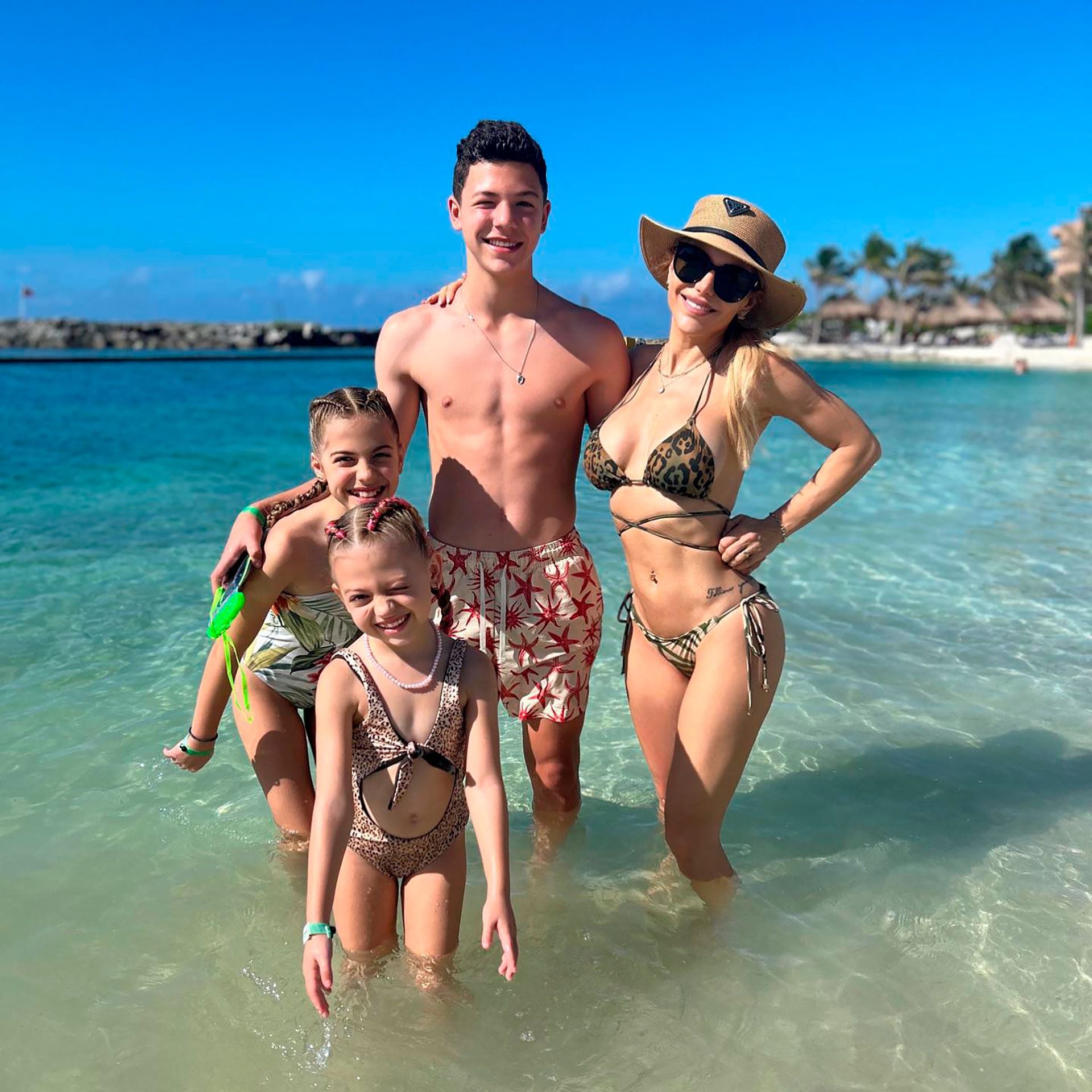 Las vacaciones de Evangelina Anderson y sus hijos en México: “Unos días  para desconectar” - Infobae