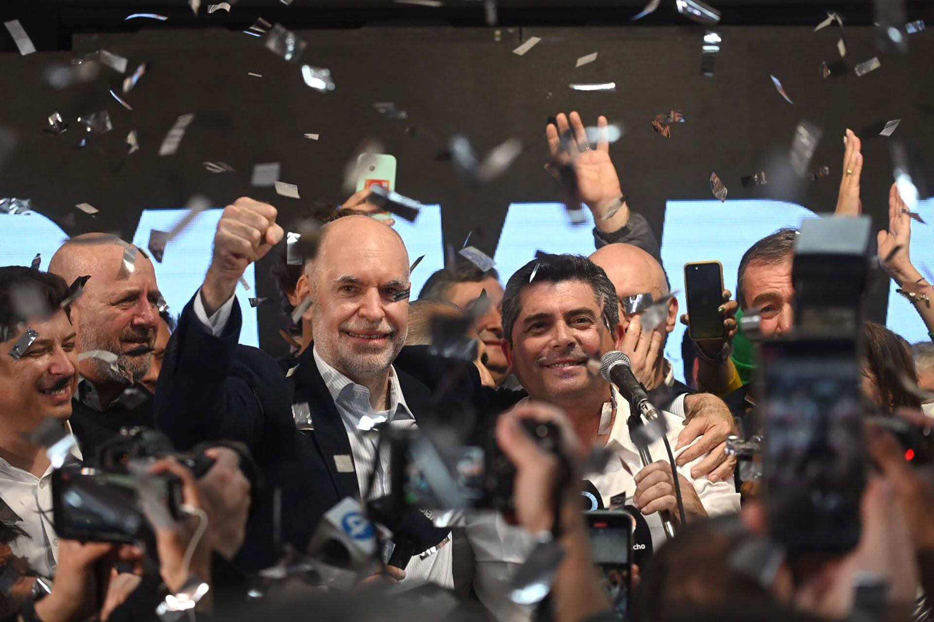 Rodríguez Larreta con Marcelo Orrego en San Juan