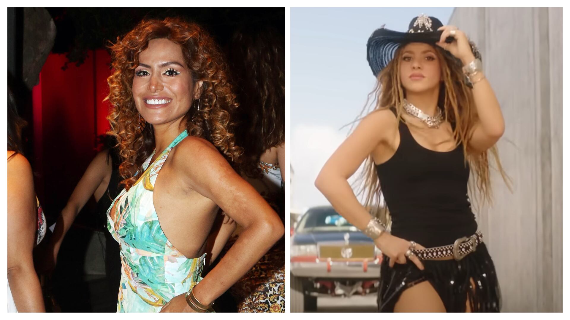 Shakira - Miriam Saavedra - Cantante colombiana - Actriz peruana