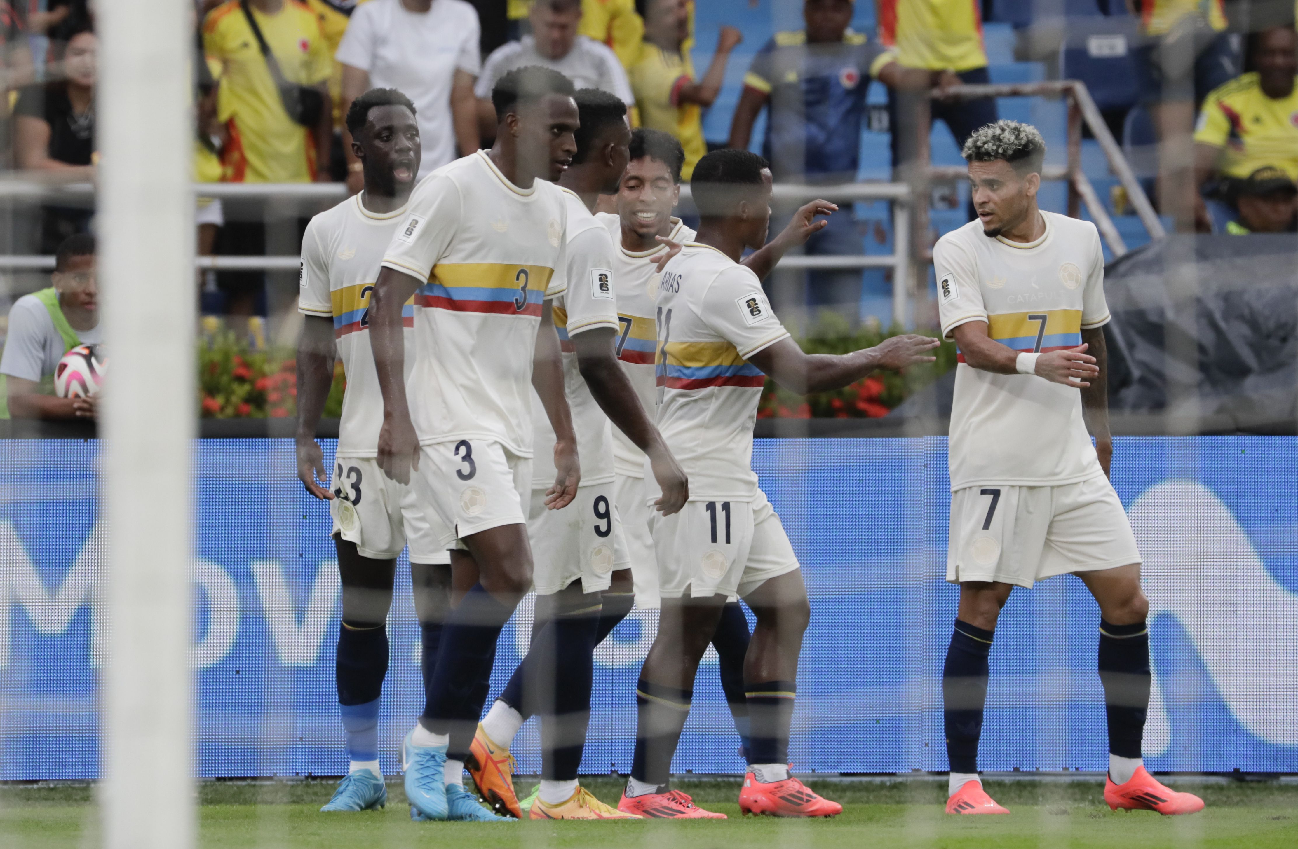 Colombia venció 4-0 a Chile - crédito Carlos Ortega/ EFE 