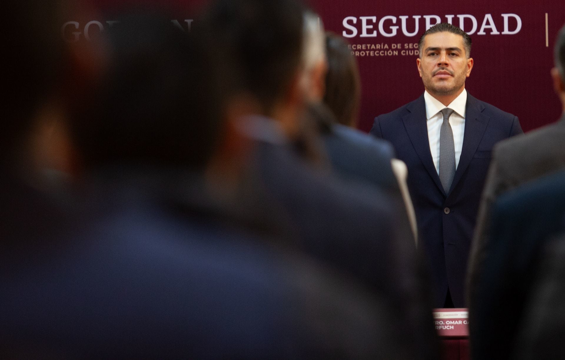 Omar García Harfuch, nuevo titular de la Secretaría de Seguridad y protección Ciudadana (SSPC). 
FOTO: ANDREA MURCIA /CUARTOSCURO.COM