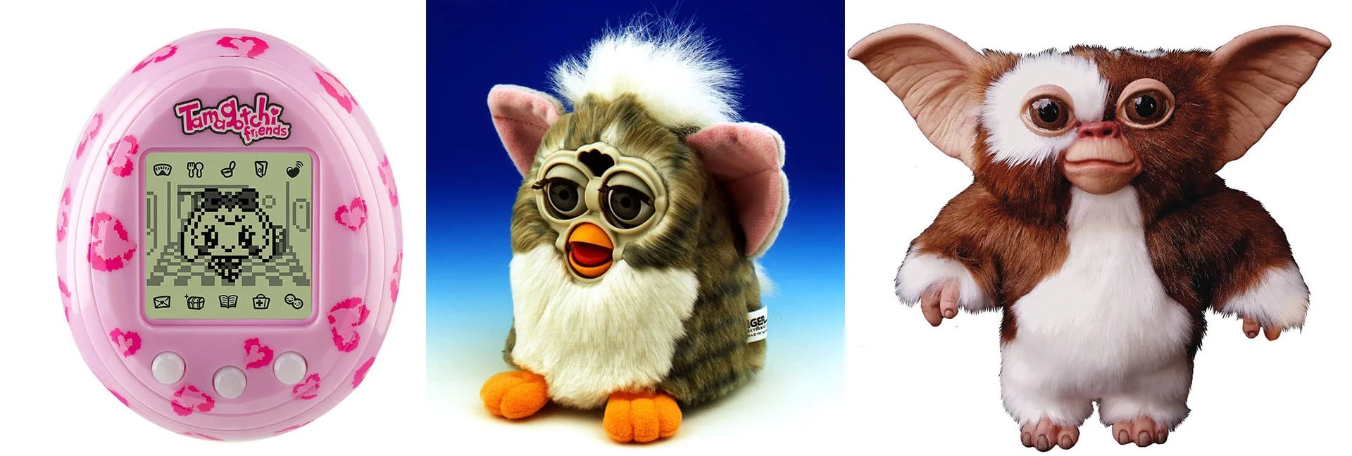 Tamagotchi, Furby y Mogwai