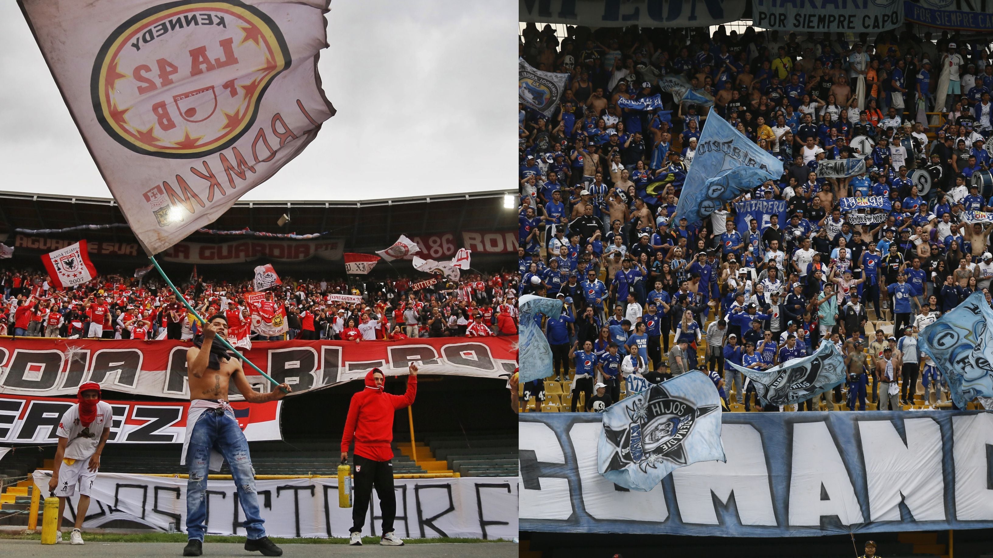 Independiente Santa Fe podrá a la venta dos tribunas del estadio Nemesio Camacho El Campín para los hinchas de Millonarios - crédito Colprensa